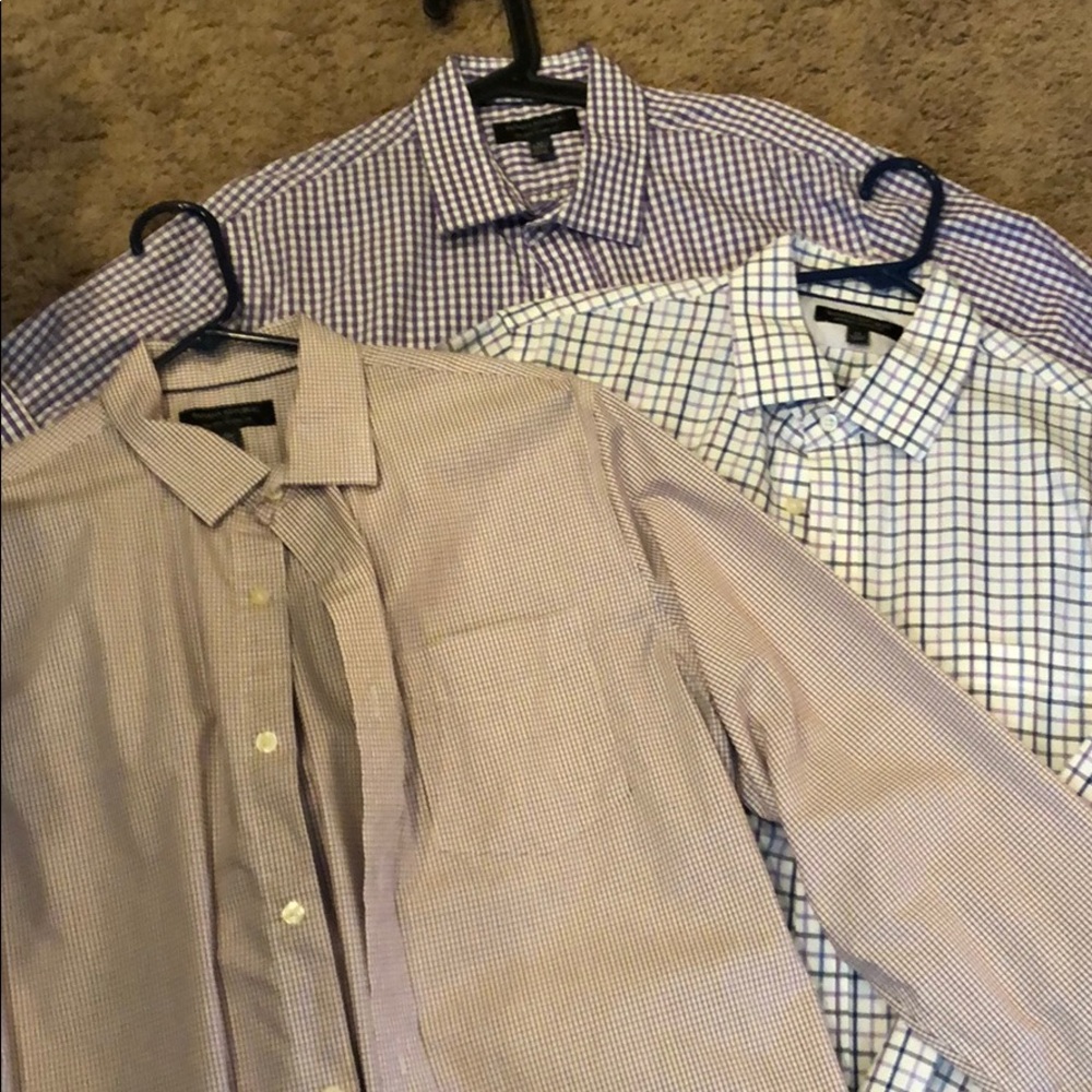 3, Great Condition, Banana Republic Button Downs.